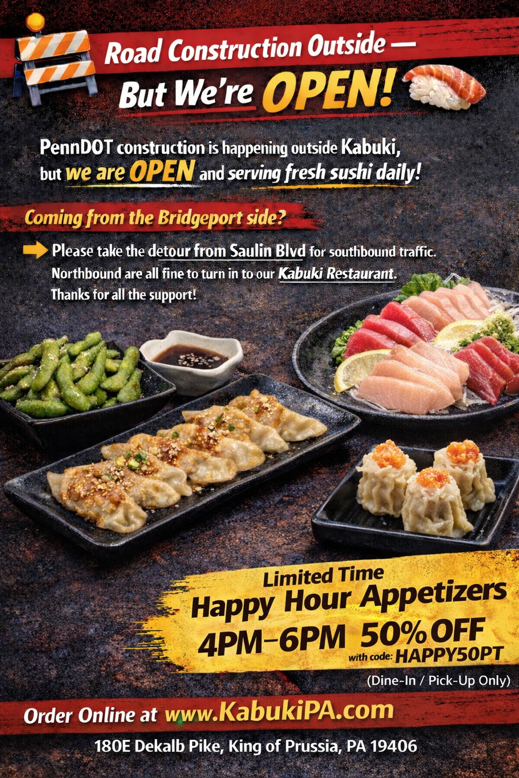 Restaurant Promotion Notice